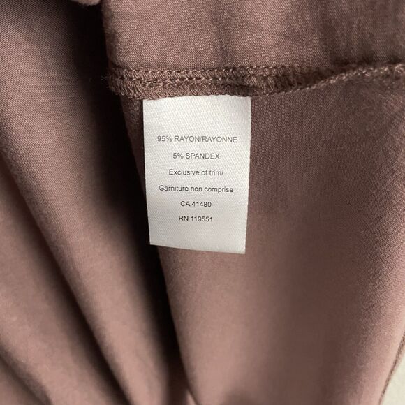 Gentle Fawn Womens XS Robyn Tank In Truffle Brown V Neck Soft Rayon Jersey - Picture 5 of 6